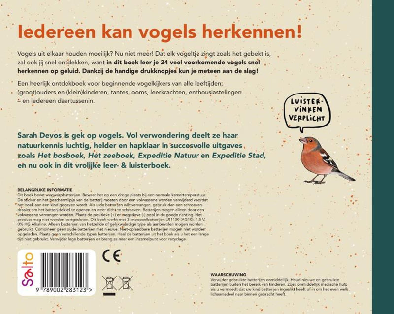 Load image into Gallery viewer, 24 snel te herkennen vogelgeluiden van b
