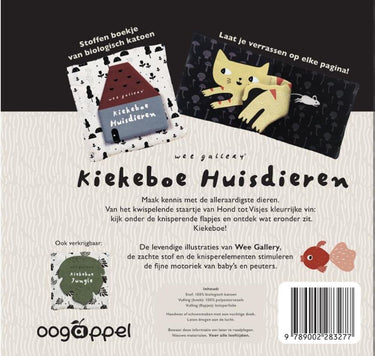 Wee gallery kiekeboe huisdieren (stoffen