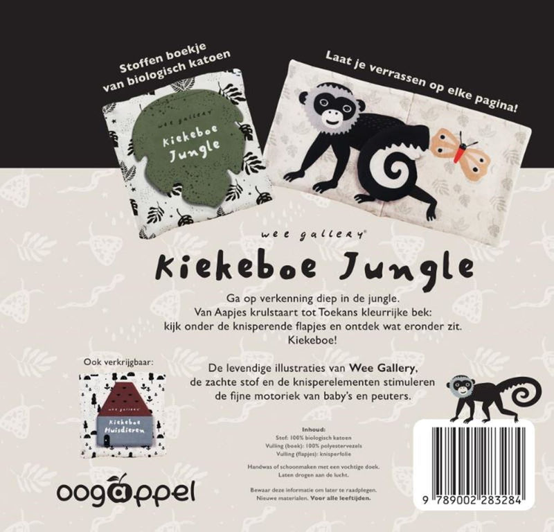 Load image into Gallery viewer, Wee gallery kiekeboe jungle (stoffen boe
