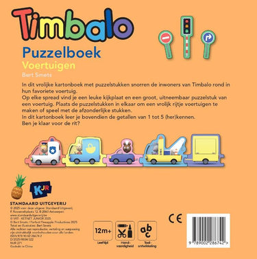 Karton:timbalo: puzzelboek voertuigen 1+