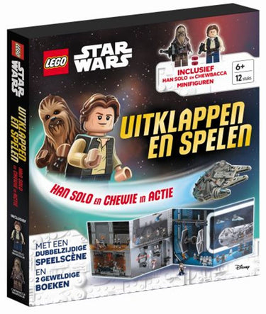 Uitklappen en spelen: han solo en chewie
