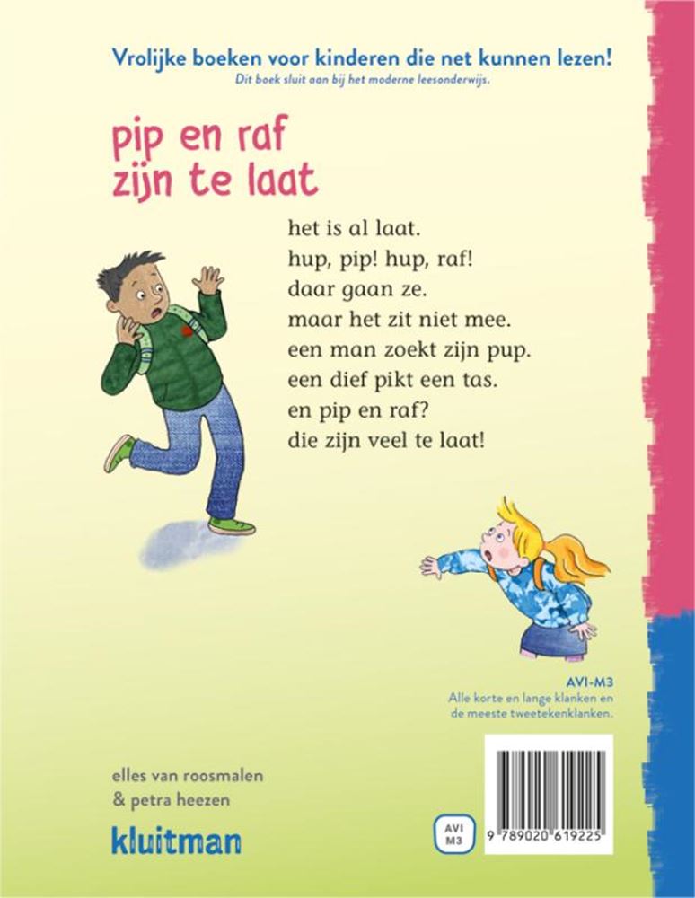 Load image into Gallery viewer, Uitgeverij kluitman lees lees lees - pip en raf zijn te laat (avi-m3)
