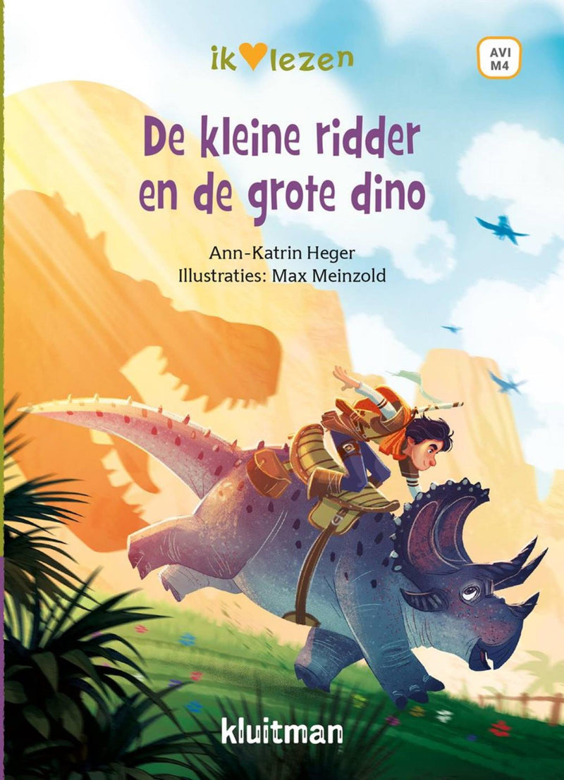 Load image into Gallery viewer, Kluitman ik hou van lezen - de kleine ridder en de grote dino avi-m4

