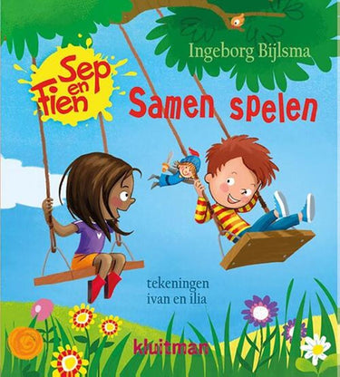 Sep en fien samen spelen. 4+