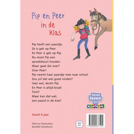 Kluitman pip en peer in de klas