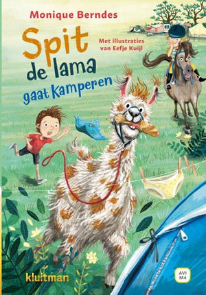 Uitgeverij kluitman spit de lama gaat kamperen (avi-m4)