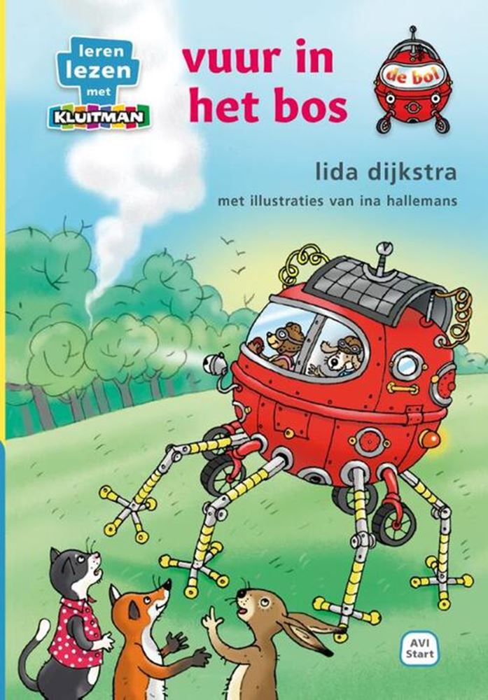 Load image into Gallery viewer, Uitgeverij kluitman de bol van lif, vuur in het bos - avi-start
