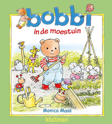 Bobbi in de moestuin 2+
