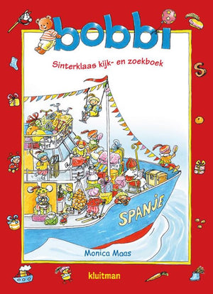 Uitgeverij kluitman bobbi: sinterklaas kijk- en zoekboek. 2+