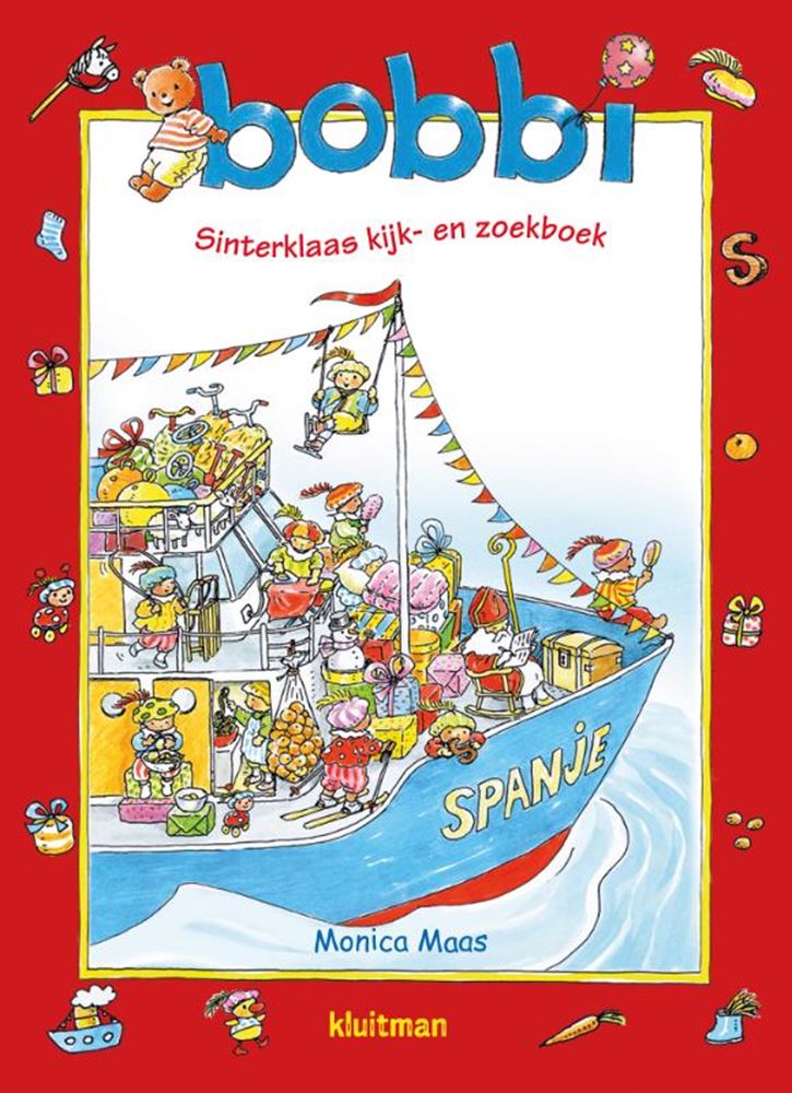 Load image into Gallery viewer, Uitgeverij kluitman bobbi: sinterklaas kijk- en zoekboek. 2+
