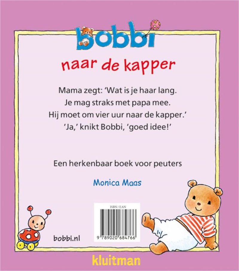 Load image into Gallery viewer, Uitgeverij kluitman bobbi naar de kapper 2+
