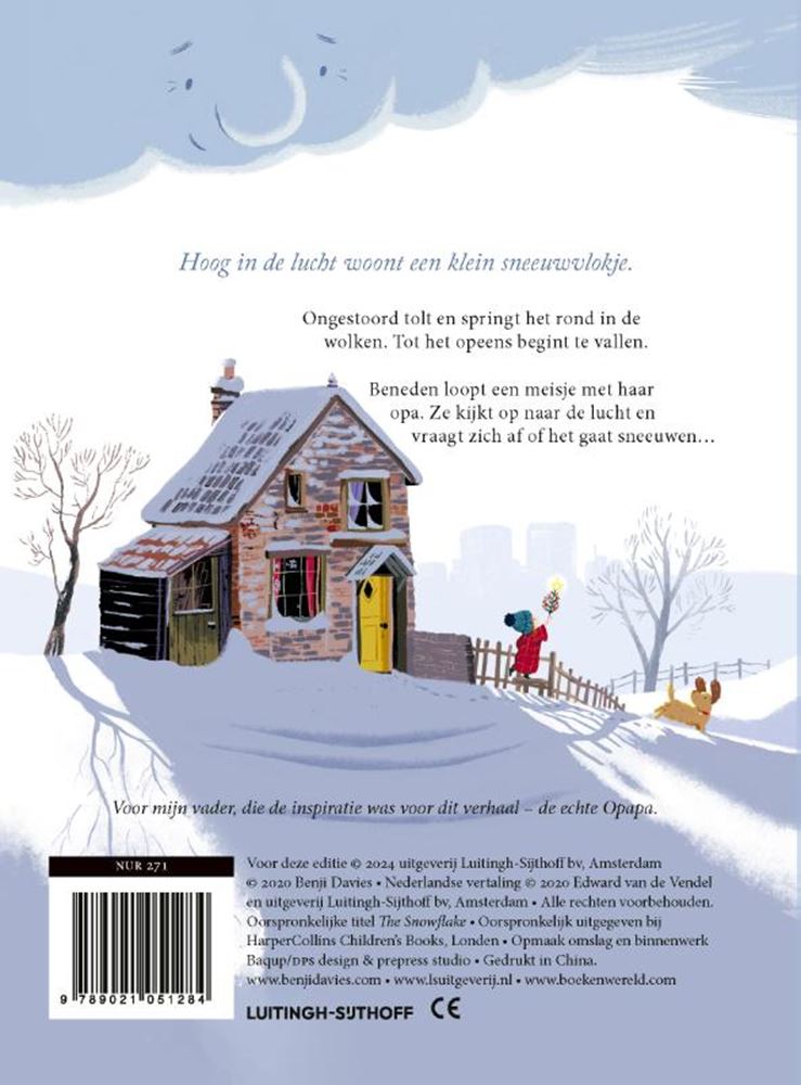 Load image into Gallery viewer, Het sneeuwvlokje. kartonboek. 3+
