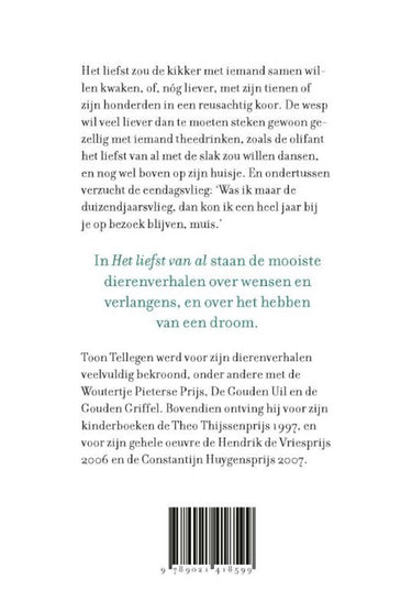Toon tellegen: het liefst van al. cadeau