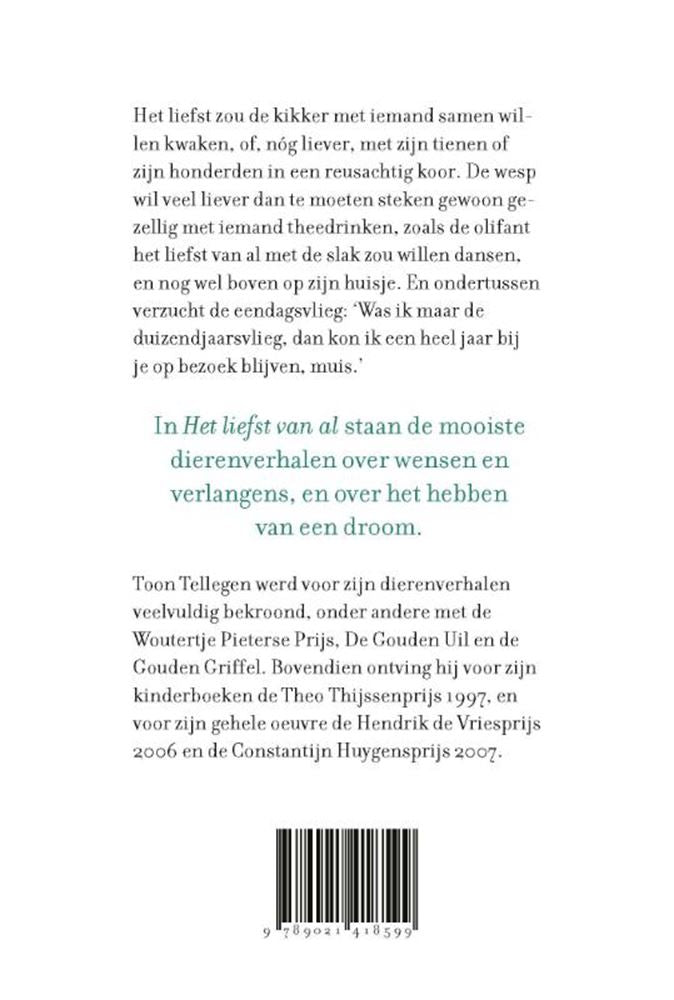 Load image into Gallery viewer, Toon tellegen: het liefst van al. cadeau
