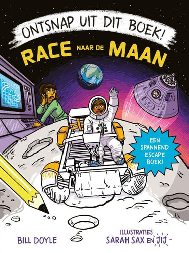 Ontsnap uit dit boek! race naar de maan.