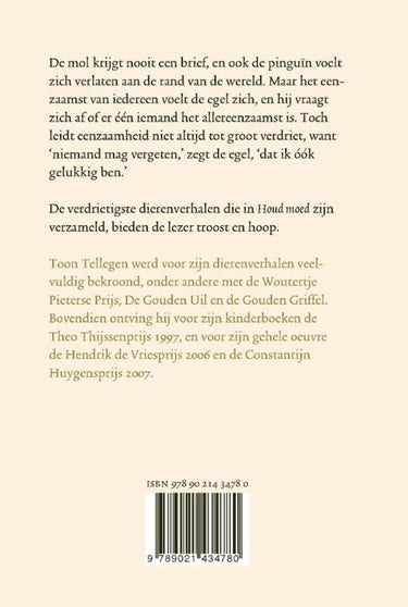 Toon tellegen: houd moed. cadeauboekje.