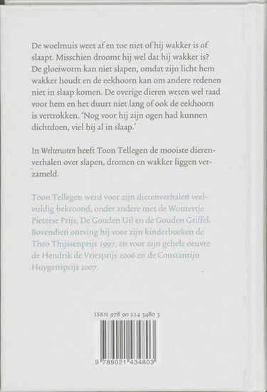 Toon tellegen: welterusten. cadeauboekje