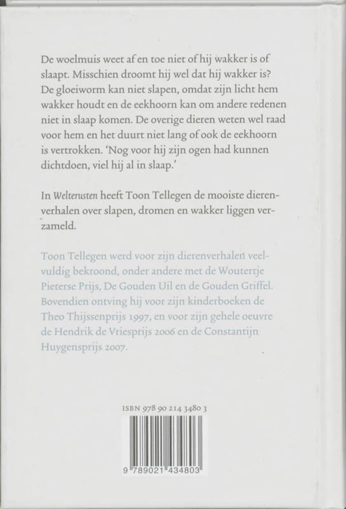 Load image into Gallery viewer, Toon tellegen: welterusten. cadeauboekje
