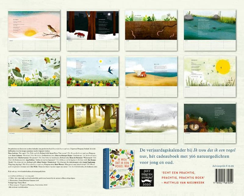 Load image into Gallery viewer, Ik wou dat ik een vogel was kalender.
