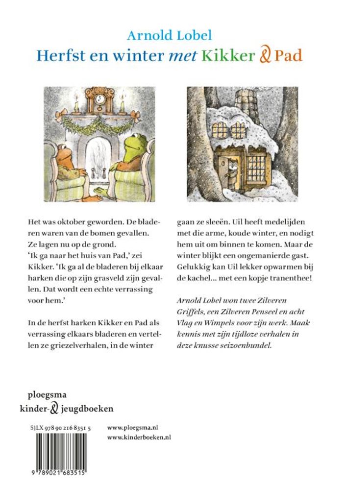 Load image into Gallery viewer, Herfst en winter met kikker en pad. 4+

