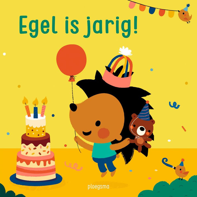 Load image into Gallery viewer, Egel is jarig. kartonboek. 2+
