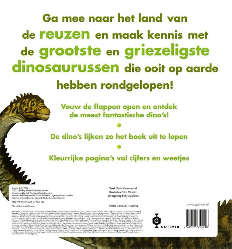 Load image into Gallery viewer, Gigagrote dino's met uitklapflappen. 4+
