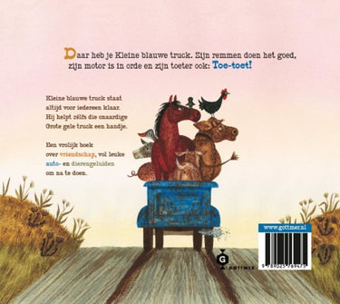 Kleine blauwe truck (kartonboek). 2+