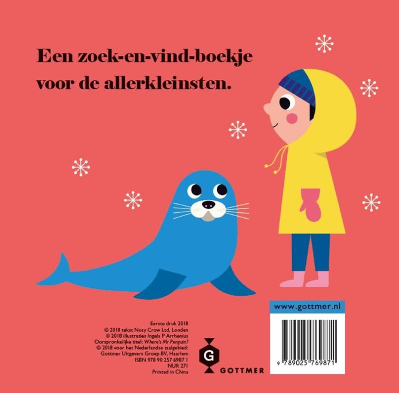 Load image into Gallery viewer, Pinguïn, waar ben je (karton). 2+
