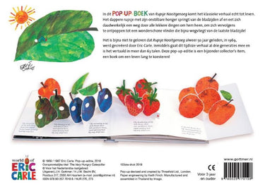 Rupsje nooitgenoeg (pop-up boek). 3+