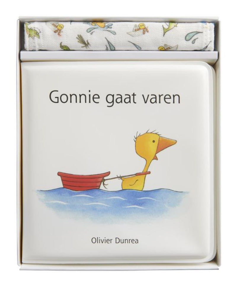 Load image into Gallery viewer, Gonnie gaat varen badboekje met washand
