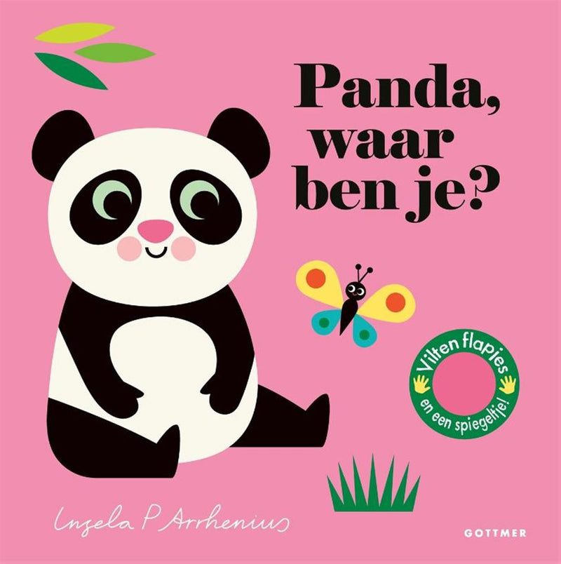 Load image into Gallery viewer, Flapjesboek: panda, waar ben je (karton)
