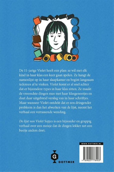 De lijst van violet sopjes. zilveren 9+