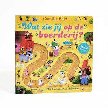 Wat zie jij op de boerderij? kartonboek.