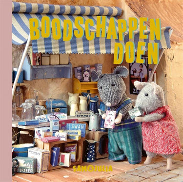 Het muizenhuis: boodschappen doen. kar