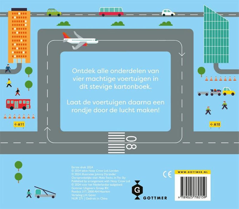 Load image into Gallery viewer, Een rondje met het vliegtuig. kartonboek
