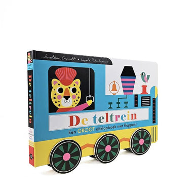 Gottmer uitgevers groep kartonboek: de teltrein. 2+