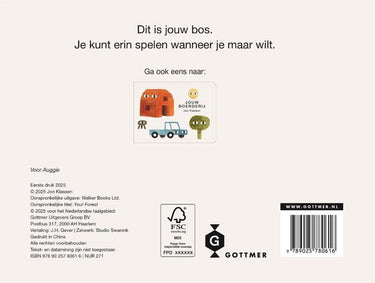 Gottmer uitgevers groep kartonboek: jouw bos. 2+