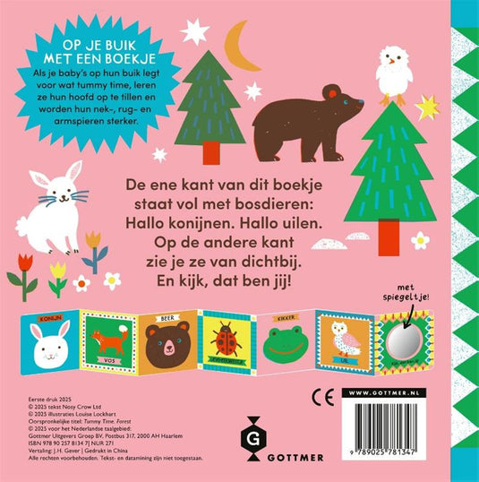 Kartonboek: tummy time in het bos 1+