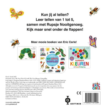 Allereerste cijfers met rupsje nooitgeno