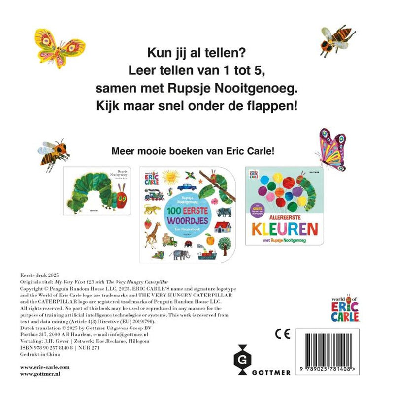 Load image into Gallery viewer, Allereerste cijfers met rupsje nooitgeno
