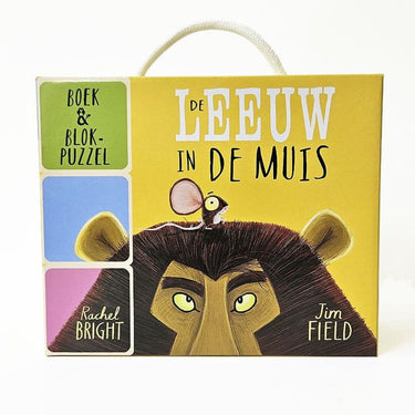 Boek en blokpuzzel de leeuw in de muis 5