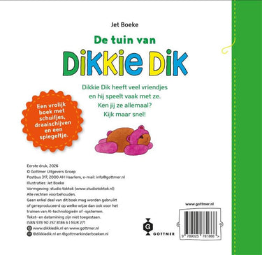 Kartonboek de tuin van dikkie dik 2+