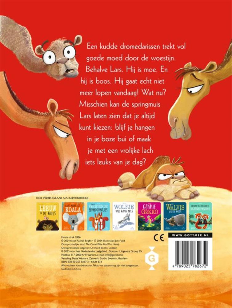 Load image into Gallery viewer, Lars de dwarse dromedaris. kartonboek.
