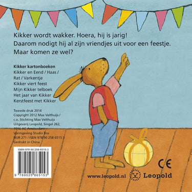 Centraal boekhuis kikker is jarig (karton). 4+