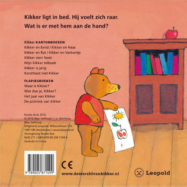 Centraal boekhuis kikker is ziek (karton). 2+