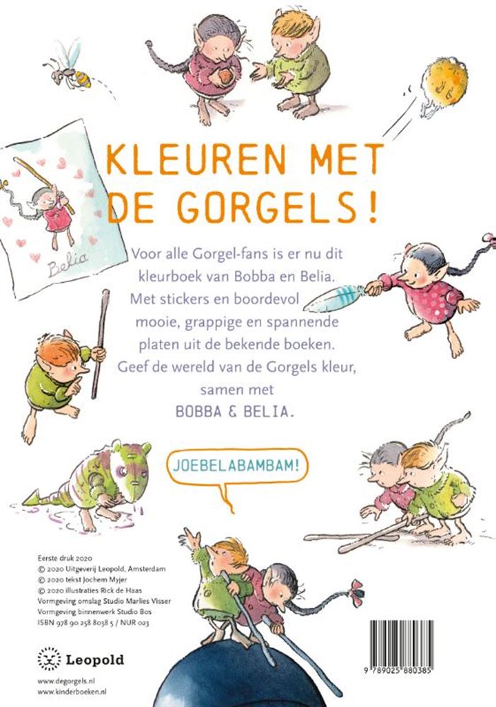 Load image into Gallery viewer, De gorgels gorgels - kleurboek van bobba belia
