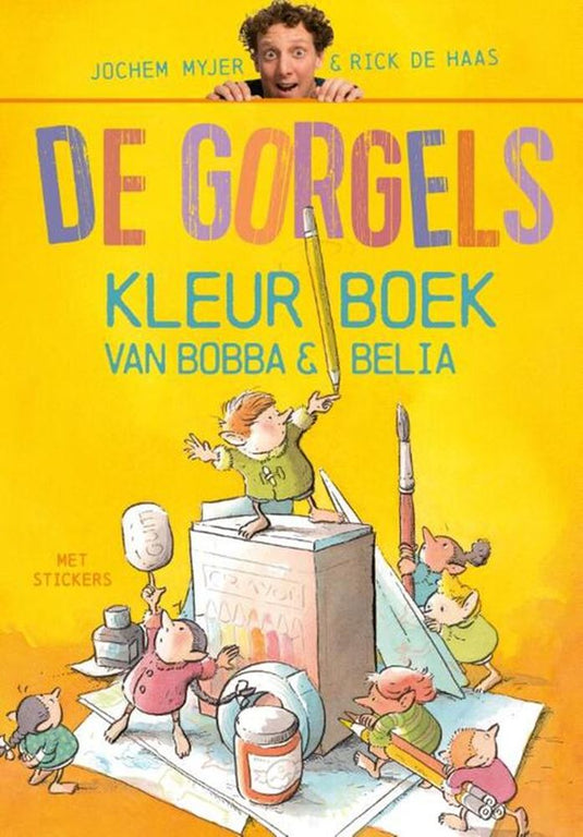 Wpg uitgevers de gorgels kleurboek van bobba en belia.