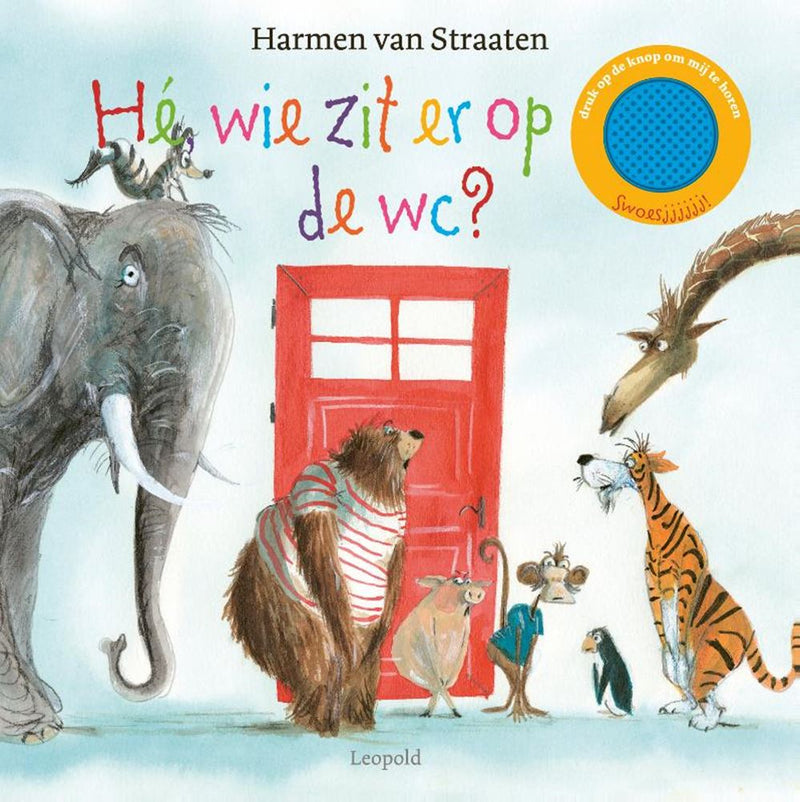 Load image into Gallery viewer, Hé, wie zit er op de wc? met geluid
