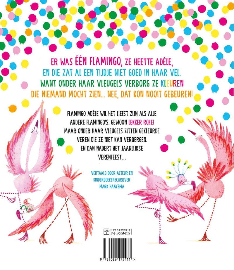 Load image into Gallery viewer, Prentenboek: de regenboogflamingo. 3+
