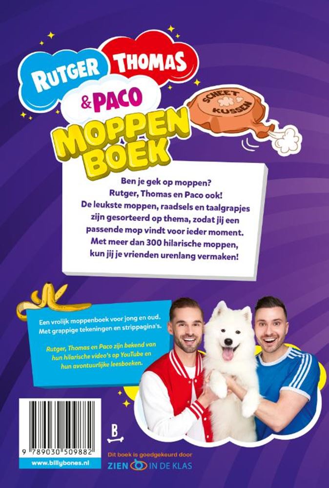 Load image into Gallery viewer, Het moppenboek van rutger, thomas en pac
